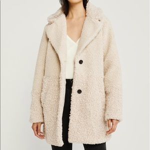 teddy coat abercrombie